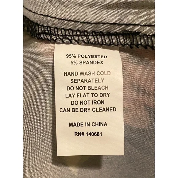 Unique Vintage Black & Pink Floral Ellias Swing Dress - Picture 10 of 10